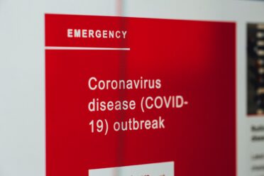 Sign: Emergency Coronavirus disease (COVID-19) outbreak